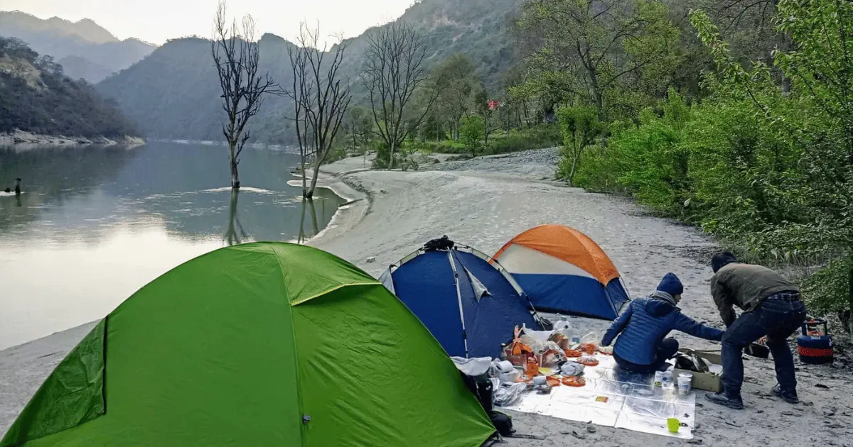 Store food properly,in camp